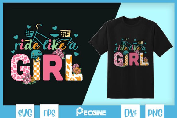 Ride Like a Girl Floral SVG: Crafts & Graphics for Real Publishing