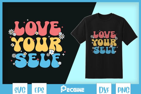 Self Love Club Groovy SVG: Crafts & Graphics for Local Branding