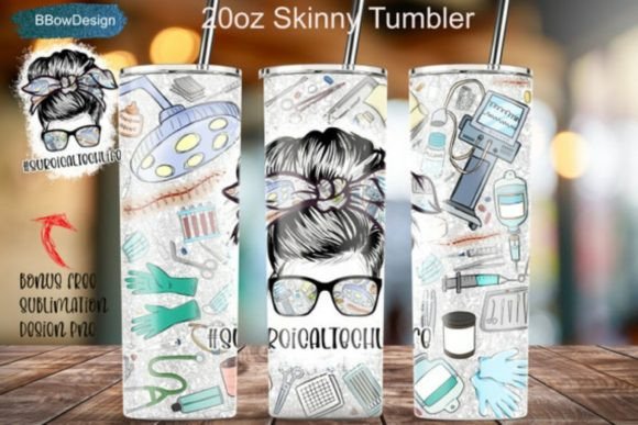 Surgical Tech Life Graphics: Tumbler Wraps Done Right