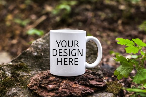 White Mug Mockup 11 Oz Camping Cup Graphics Mugs Amp